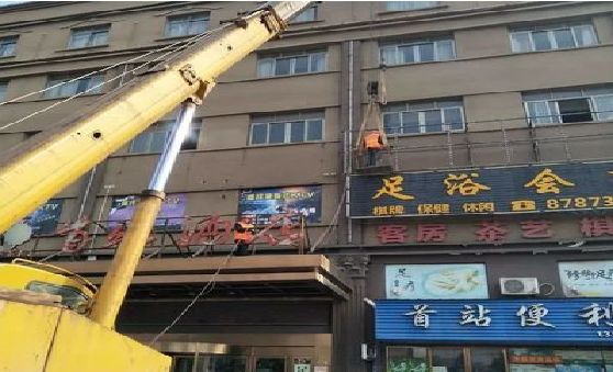 驻马店安装较高的门店招牌有什么好的方法？